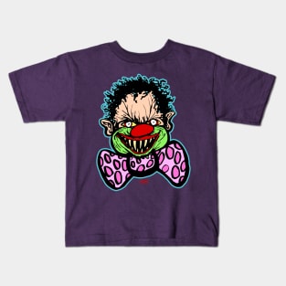 Creepy Evil Clown Kids T-Shirt